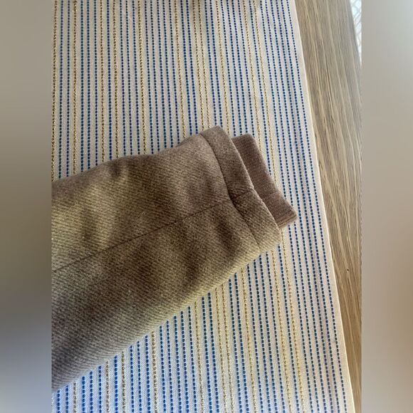 Tarocash Mens Wool Blend Jacket Brown Size XL Long Sleeve Zip Buttons - Picture 10 of 16